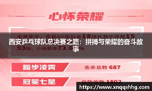 西安乒乓球队总决赛之路:拼搏与荣耀的奋斗故事